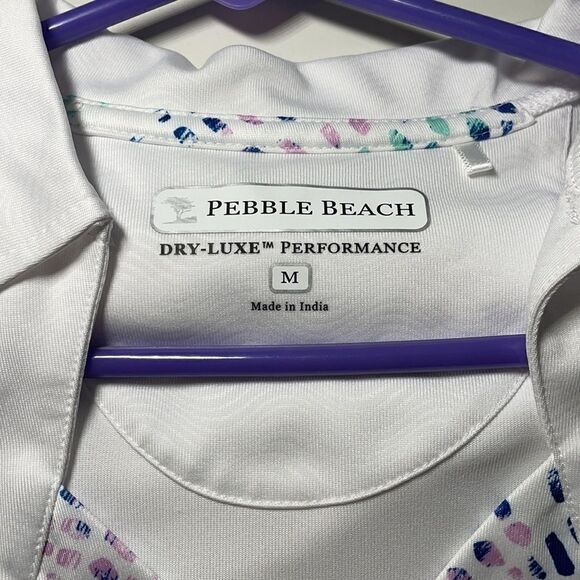 Pebble Beach Woman’s Medium White Golf Dry Lux - Picture 7 of 7